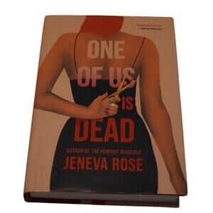 One of Us Is Dead by Geneva Rose Hardcover Thriller Novel w Dust Jacket